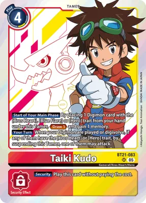 Taiki Kudo, Digimon card BT21-083
