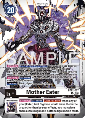 Mother Eater, Digimon card BT22-007