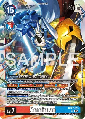Omnimon, Digimon card BT22-015