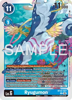 Ryugumon, Digimon card BT22-027