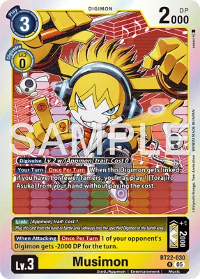 Musimon, Digimon card BT22-030
