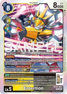 Entermon, Digimon card BT22-035