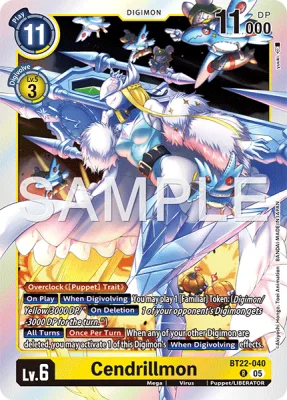 Cendrillmon, Digimon card BT22-040