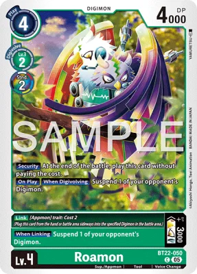 Roamon, Digimon card BT22-050