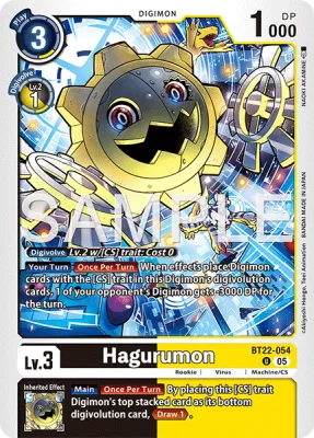 Hagurumon, Digimon card BT22-054