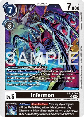 Infermon, Digimon card BT22-059