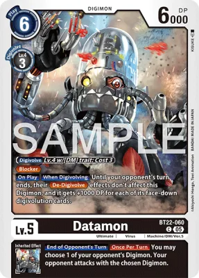Datamon, Digimon card BT22-060