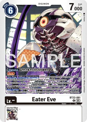 Eater Eve, Digimon card BT22-081