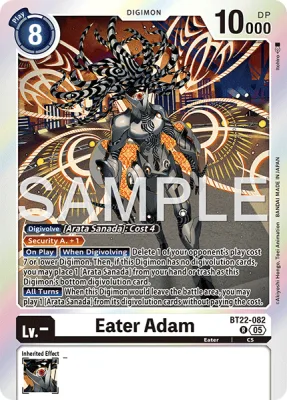 Eater Adam, Digimon card BT22-082