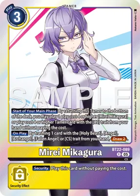 Mirei Mikagura, Digimon card BT22-089