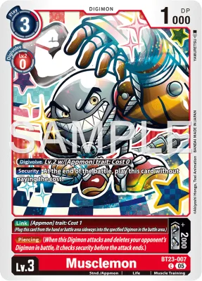 Musclemon, Digimon card BT23-007