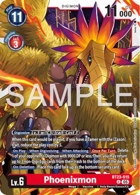 Phoenixmon, Digimon card BT23-015