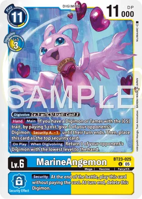 MarineAngemon, Digimon card BT23-025