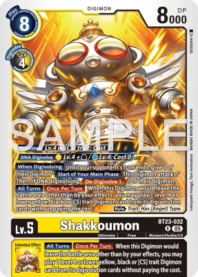 Shakkoumon, Digimon card BT23-032