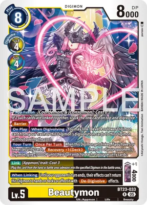 Beautymon, Digimon card BT23-033