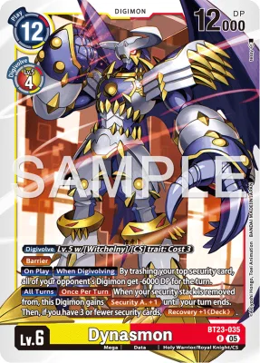 Dynasmon, Digimon card BT23-035