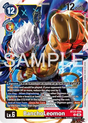 BanchoLeomon, Digimon card BT23-036