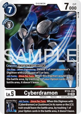 Cyberdramon, Digimon card BT23-055