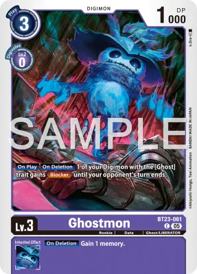 Ghostmon, Digimon card BT23-061
