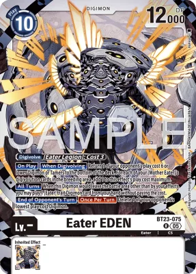 Eater EDEN, Digimon card BT23-075
