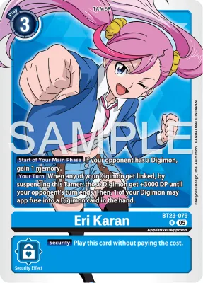 Eri Karan, Digimon card BT23-079