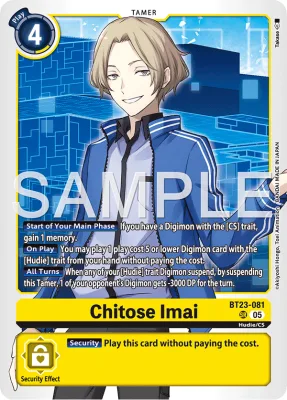 Chitose Imai, Digimon card BT23-081