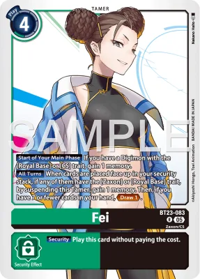 Fei, Digimon card BT23-083