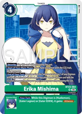 Erika Mishima, Digimon card BT23-084