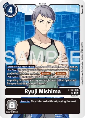 Ryuji Mishima, Digimon card BT23-085
