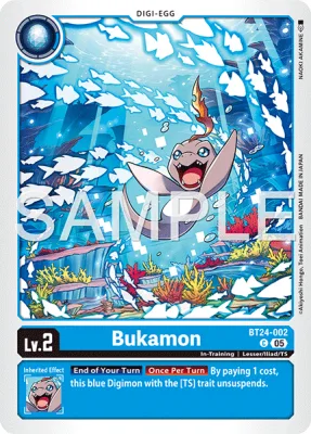 Bukamon, Digimon card BT24-002
