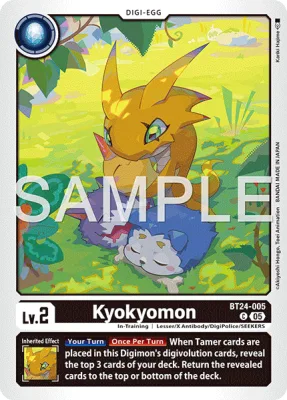 Kyokyomon, Digimon card BT24-005