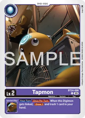 Tapmon, Digimon card BT24-006