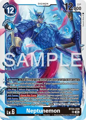 Neptunemon, Digimon card BT24-030