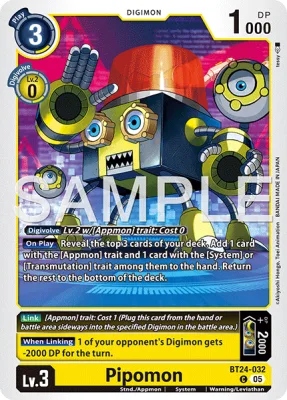 Pipomon, Digimon card BT24-032