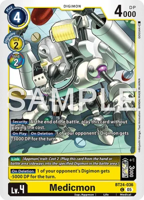 Medicmon, Digimon card BT24-036