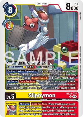 Silphymon, Digimon card BT24-037