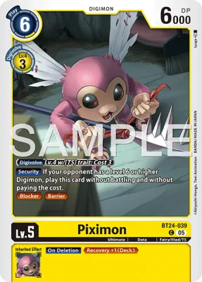 Piximon, Digimon card BT24-039