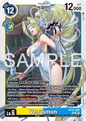 Venusmon, Digimon card BT24-040