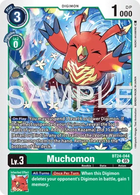 Muchomon, Digimon card BT24-044