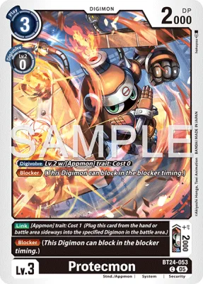Protecmon, Digimon card BT24-053