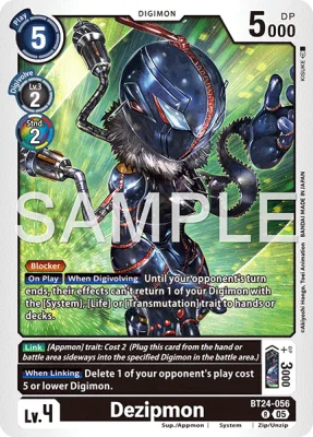Dezipmon, Digimon card BT24-056