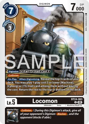 Locomon, Digimon card BT24-063