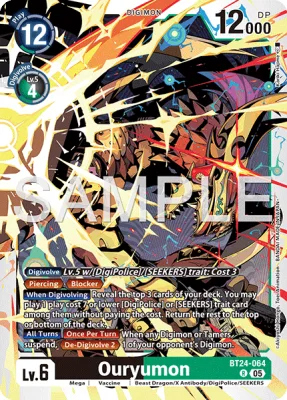 Ouryumon, Digimon card BT24-064