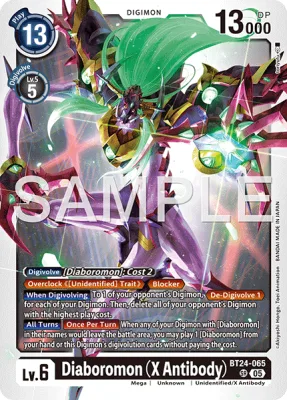 Diaboromon (X Antibody), Digimon card BT24-065