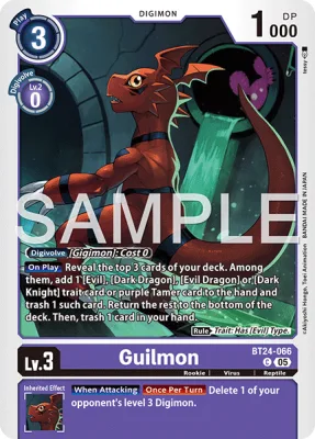 Guilmon, Digimon card BT24-066