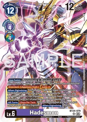 Hadesmon, Digimon card BT24-079