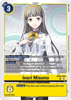 Inori Misono, Digimon card BT24-084