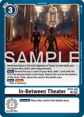 In-Between Theater, Digimon card BT24-100