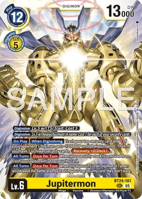 Jupitermon, Digimon card BT24-101