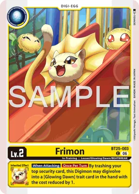 Frimon, Digimon card BT25-003